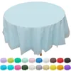 Tableau à table 12 pack Pack Plastic Premium jetable jetable 84 pouces La nappe couvre les vêtements pour la fête