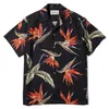 Camicie casual maschile PS Teewacko Maria Hawaii Beach Men Woman 1: 1 Rose di alta qualità Stampare Top con colletti aperti sciolti maglietta