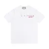 Pure Cotton Korean ins sommar ny t-shirt designer bokstavstryck kort ärm t-shirt ren bomulls ungdomsmän kläder för män och kvinnor par lossa enkel joker topp.
