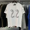 2024 NEW AIRBRUSH CHERUB FILIGREE TEE Mens Womens Designer T shirts MA WATERCOLOR BAR OVERSIZED 22 Short Sleeve Luxury Hip Hop Streetwear S-XL TShirts