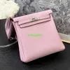 Lederen rugzakzakken Trusted Luxury Ky Handtas ADO RACKACK TC TOP LAYER COWHIDE Kleine rugzak Hoogte Handgemaakte Danstas Dames Schouder B hebben logo HB6TUP