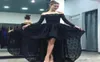 2017 Black Lace Hilo Long Rleeve Sukienka na bal