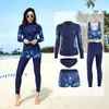 Mens 3pcs Tam set döküntü koruyucusu UV/SPF Hızlı Kuru Yüzme Gömlekleri Suyun Surf Mayo Mayosu Takımları Wetsuit Tracksuit 240411