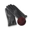 WomanTouch Screen Sheepskin Driver Driving Gloves Female Color Leather Fashion Straight Style Motorcycle Riding Gloves