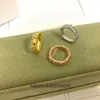 Anelli di gioielli di fascia alta per vancleff womens stretto caleidoscopio anello piccolo design sensero anello di diamanta anello rosa oro originale 1: 1 con logo reale