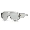 Occhiali da sole di design di lusso per donne classiche in stile moda estiva in metallo e tela di telaio per occhiali per occhiali UV Protection Lens 1044