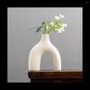 Dekorative Blumen Heimatzimmer Dekor Keramik Vase Dekoration Zubehör Hochzeit Desktop Art Blumenarrangement Ornamente s s