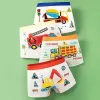 Şort 4 PCS Çocuklar Erkek Giyim Karikatür Çocuk Şort Külotu Erkek Boy Toddler Boksörler Stripes Gençler Pamuk Damçık