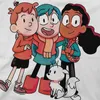 T-shirts masculins Hilda Touching Cartoon Polyester Tshirts Friends Personnalisez Homme Shirt Trend Tops Size S-6XL