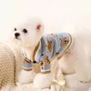 Vestuário para cães roupas de luxo chihuahua gripest listrado suéter de cardigan bichon frise puppy gatinho casaco quente acessórios de gatos roupas