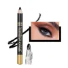 Amplaceurs Menow Eyeliner noir doux imperméable Shargeable Longwear Matte Lashglue Glue stylo Eyeliner Natural Eyeliner avec taille-crayon