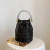 Designer Bag Högkvalitativ lyx Läder Bucket Bag Tote Classic Drawstring Axel mode plånbok hinkar Topphandtag Purses Handbag Crossbody Bag03