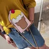 Evening Bags 2024 Fashion Ice Cream Lovely Sweet Ladies Handbags Shoulder Day Clutches Women's Crossbody Messenger Bag Flap