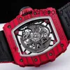 Richardmills relógios mecânicos relógios cronógrafos Swiss Made RM Mens 3502 Snowflake Diamond Red Devil Ultimate Edition com um carro de garantia