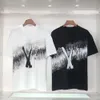 Sommer-Internet-Berühmtheit mit derselben Modemarke Alphabet Print Baumwolldesigner Männer Frauen Fashion Street tragen Hip Hop Herren Casual Top T-Shirt
