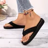 Sıradan Ayakkabı Kadınlar Minimalist Hafif Düz Flip Flip Flops Açık Plaj Giyim