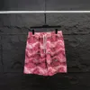 Herrspårar Mens Hawaiian Beach Set Semestertröjor för män och kvinnor Färg Blockerande Shorts Set B15