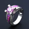 Обручальные кольца Высококачественное кольцо Opal Blue Blue Opal для подарочного
