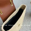 Designer Beach Bags Shoulder Bag Gold Hardware New Fashion Summer Lafite Grass Woven Straw Bucket Handbags