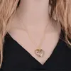 Chaines 1pc Collier pendentif en forme de coeur creux Openable Colliers de médaillon