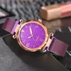 Montre-bracelets Rose Gold Femmes Watch 2024 Top magnétique Starry Sky Lady Wristwatch Mesh Female Clock Femme pour Dropship Relogio Feminino