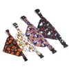 Hondenkleding Pet Triangle SCRANF 2024 Leverbaar Halloween Speeksel Handdoek Kraag Cat Bib Accessoires