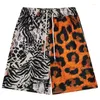 Heren shorts luipaard broek mannen surfen bord zomer Hawaii zwempak zwembroek stammen cool ijs luxe jogger strand casual shor