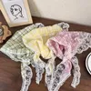 Hair Clips Fashion Colorful Flower Lace Hoop Bands For Women Girls Delicate Vintage Check Headbands Accessories Headwear