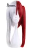 Anogol My Hero Academia So Todoroki Cosplay Wig Silver Red Synthetic Hair1094699