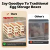 Kitchen Storage 2pcs Slide Type Egg Rolling Rack Refrigerator Box Eggs Retain Freshness Dispenser Fridge Container