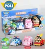 4pcs Original boy poli Robocar Korea Poli Inertial Car Kids Toys Transformation Anime Action Figure Toys For Children Playmobil 101490134