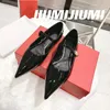 Повседневная обувь 2024 jiumijiumi пружина ручной работы патентная кожаная женщина женская платье лодочное платье заклинание Sapato feminino