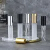 Storage Bottles 1000pcs 5 Ml 10ml 15ml Portable Glass Bottle With Aluminum Sprayer Empty Cosmetics Travel Container 3 Colors Available