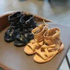 Çocuk Sandalet Kız Yaz Çocuk Ayakkabı Bebek Bebek Çocukları Ayakkabı Sandal Chaussures Enfant Fille Sandalen 2 ila 8 Yıl 240416