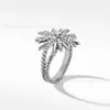 デザイナーのDavidYumans Yurma Jewelry Bracelet xx 925 Sterling Silver Hinflower Ring Popular Ring