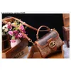 Factory High Quality 75% Discount Wholesale Popular Contrasting Color Box Bag for Womens 2024 Spring New Leather Fashion High-end Single Shoulder Crossbody