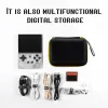 Cas EVA Hard Case Portable Game Console Sac pour Anbernic RG35XX pour RG353V GADELD PLAYER BLACK CASE POUR MIYOO MINI PLUS V3