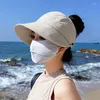 Breite Krempeln HATs 2024 Korean Sun Hut für Frauen Fashion Urlaub Strand UV Sommerreisen Panama Outdoor Caps Großhandel