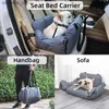 Hondendrager Dikke Dikke Pet Car Seat reisdrager Handba Afschakeling en wasbare Ultra zachte draagbare kat Do autoraisbed Veiligheid Pet Pet Supplies L49