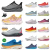 Women Mens OG Designer Clifton 9 Bondi 8 Buty do biegania Kawana Cloud Traery Traery Czarne białe czerwone wolne osoby różowe pianki szara tenisowa jogging Sports Sneakers Rozmiar 36-47