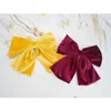 12 Pack Velvet Hair Bows Clips Girls 8Inch Big Large Velvet Bows French Hair Barrettes Vintage Accessories for Teens Girls Women 240417