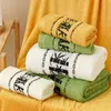 Towel 2pcs Set Bath Bamboo Towels 1PCS 35X75CM Hand Face 70X140CM Big Sport Cover Green Coffee Cream Toallas