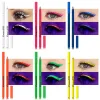 Eyeliner 12 Colors Matte Eyeliner Pencil Set Waterproof Smudgeproof Long Lasting Luminous UV Colorful Neon Eye Liner Makeup Cosmetics