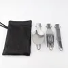 Setkware Sets Cutlery Fork Set Knife Use Ultra Home Picnic Titanium para una cuchara Viajes livianos 3 piezas/set Camping