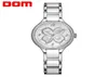 Dom Fashion Women Women Diamonds Watches Ceramics Watchband Top Luxury Brand Dress Ladies Женева Кварц Часы G1271D7MS1140238
