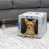 Dog Carrier Small 19 Collapsible Plastic Pet Kennel Pet Carrier Do Cat Small Animal Do House L49