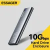 Obudowa Essager Przenośna SSD 1TB Zewnętrzny dysk twardy 4TB Dysk twardy mobilny 10 Gb/s, wysoką prędkość urządzenia do laptopów/komputerów stacjonarnych/Mac/telefon