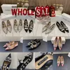 2024 con designer box sandals di lusso femminile estate lady sandal sandalo per nozze panni di scarpe sandali donne gai taglia 36-41