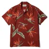 Men's Casual Shirts Summer WACKO MARIA Short Sleeve Men Woman Quality Paradise Bird Printing Loose Lovers Tops Tee