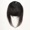 Klip w grzywce 100% ludzkich grzywek do włosów grube naturalne czarne brązowe hair grzywki z świątyniami na grzywnych włosach dla kobiet 240415